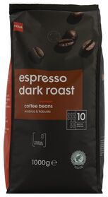grains de café espresso dark roast - 1000 g - 17160004 - HEMA