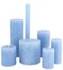 Kerzen, rustikal blau - 1000015369 - HEMA