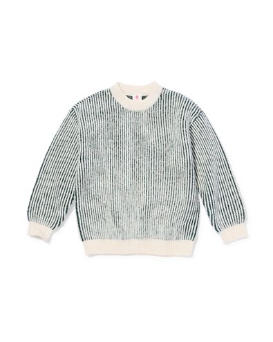 kindertrui rib strepen groen - 30702703GREEN - HEMA