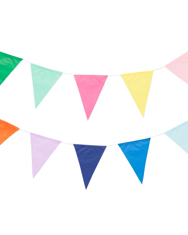 guirlande drapeaux en papier 10 m - 14250143 - HEMA