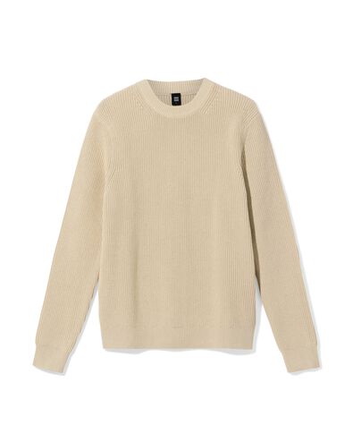 pull homme Kas  beige beige - 2170260BEIGE - HEMA