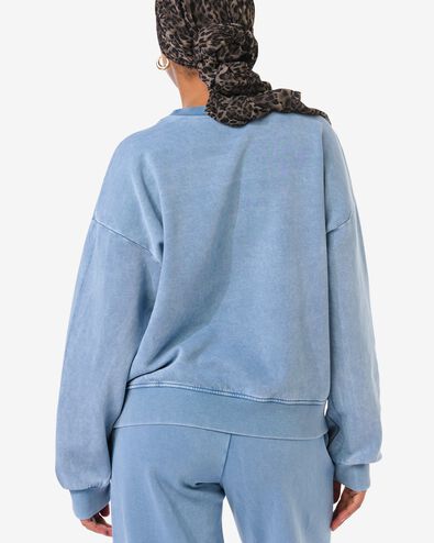 pull femme Esmee jersey relaxed fit bleu bleu - 36206670BLUE - HEMA