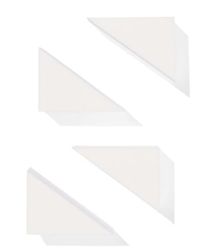 &eacute;ponge de maquillage triangle - lot de 4 - 11201037 - HEMA