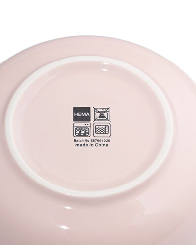 plat ⌀15x6cm Knap new bone rose - 9650308 - HEMA