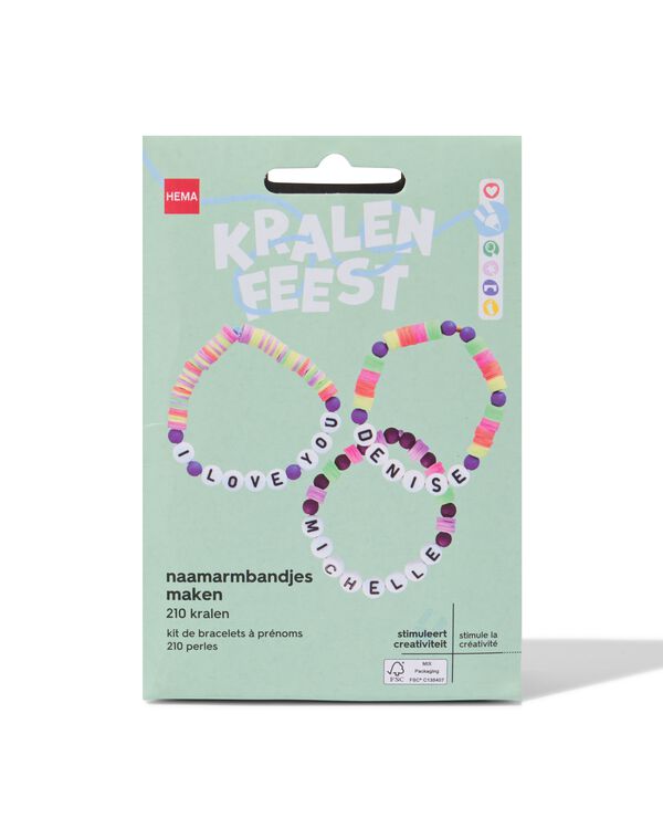 naam armbandjes maken - 15900384 - HEMA