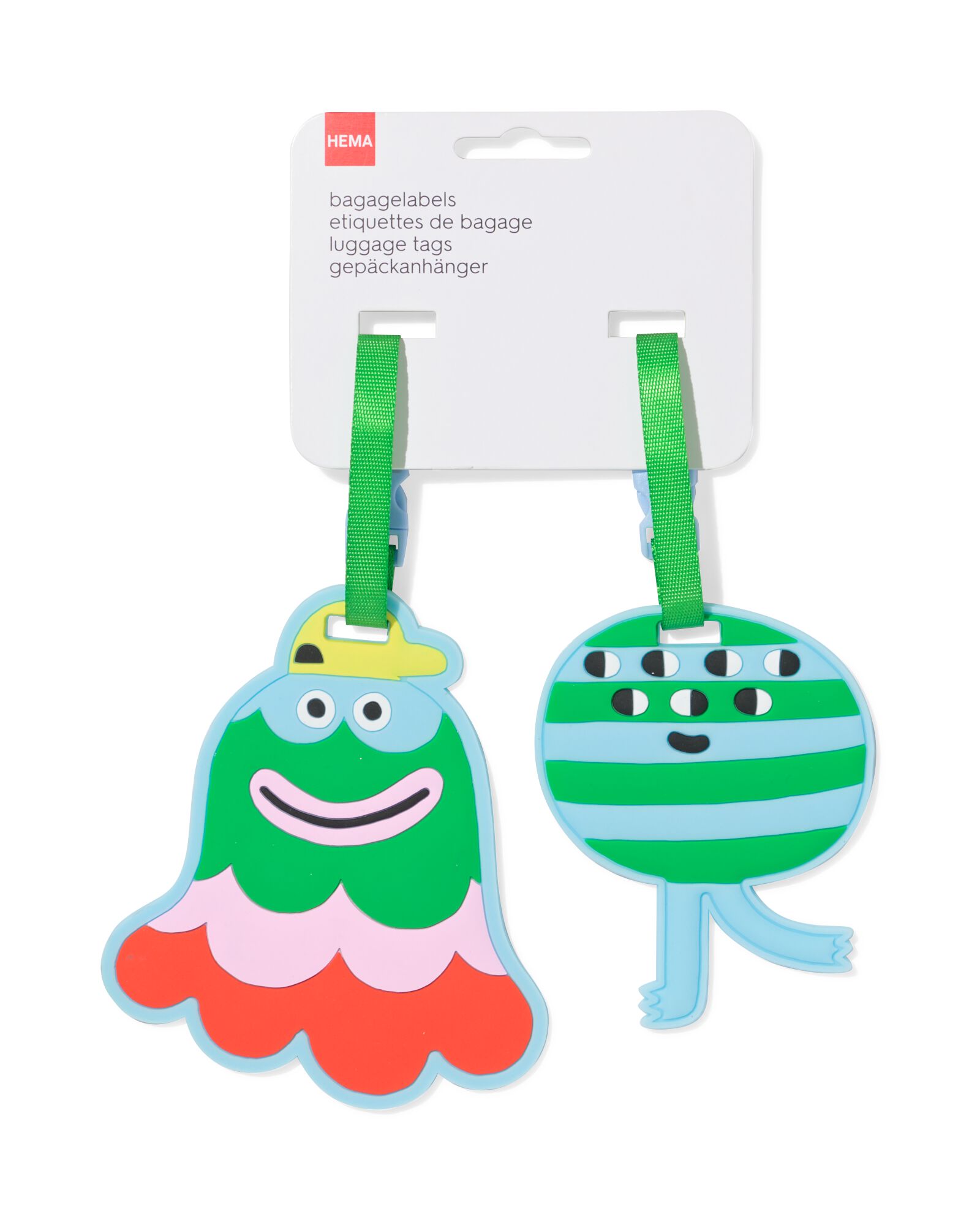 Gep&auml;ckanh&auml;nger Monster &ndash; 2 St&uuml;ck - 18670026 - HEMA