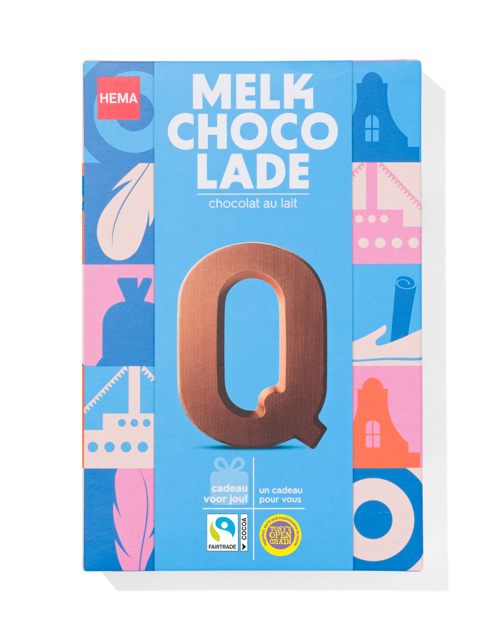lettre en chocolat au lait Q 140g - 24401117 - HEMA