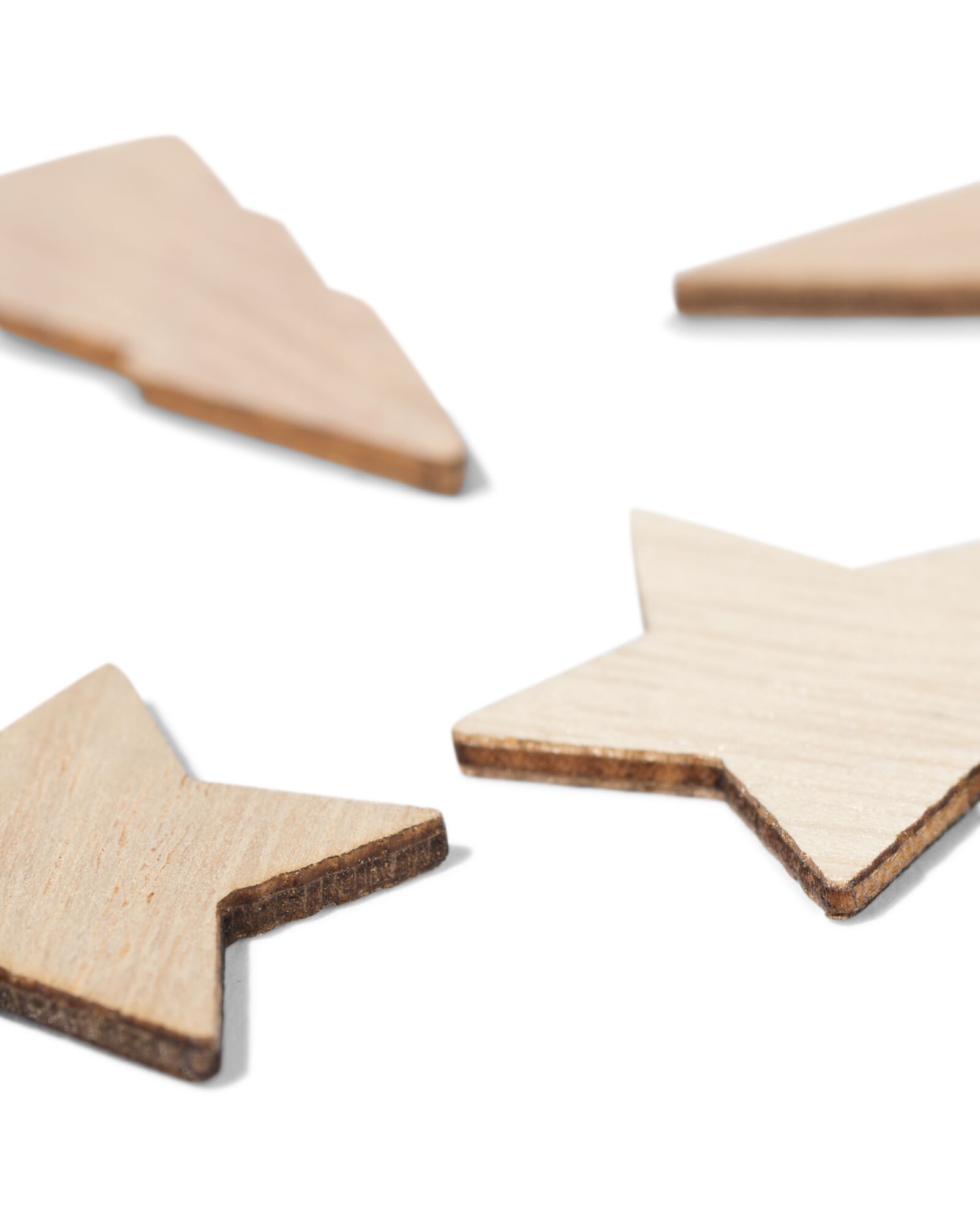 Konfetti Holz Sterne - 25610044 - HEMA