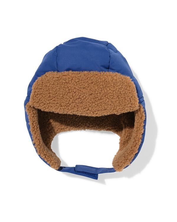 bonnet trappeur enfant bleu bleu - 16700240BLUE - HEMA
