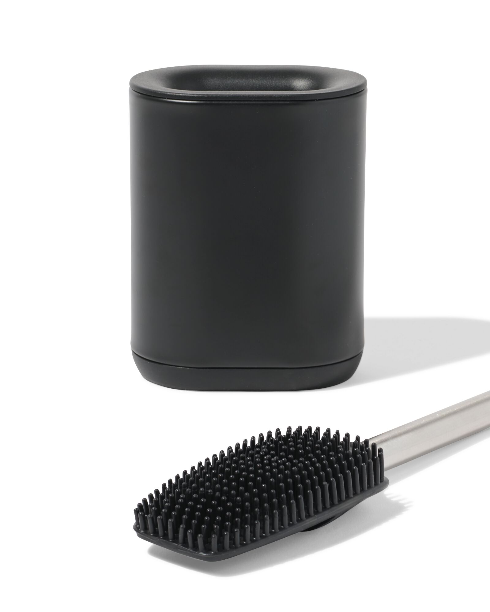 brosse &agrave; WC silicone noire - 80330065 - HEMA