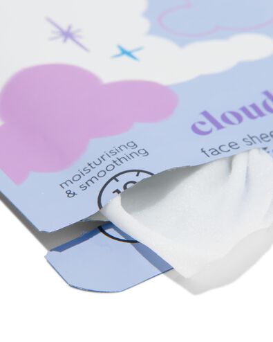 Tuch-Gesichtsmaske, Wolken - 60640001 - HEMA