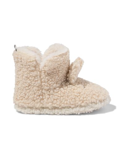 nijntje kindersloffen teddy beige beige - 18400090BEIGE - HEMA