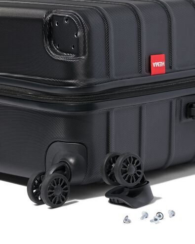 Koffer, ABS, 51 x 28 x 76 cm, schwarz - 18630026 - HEMA
