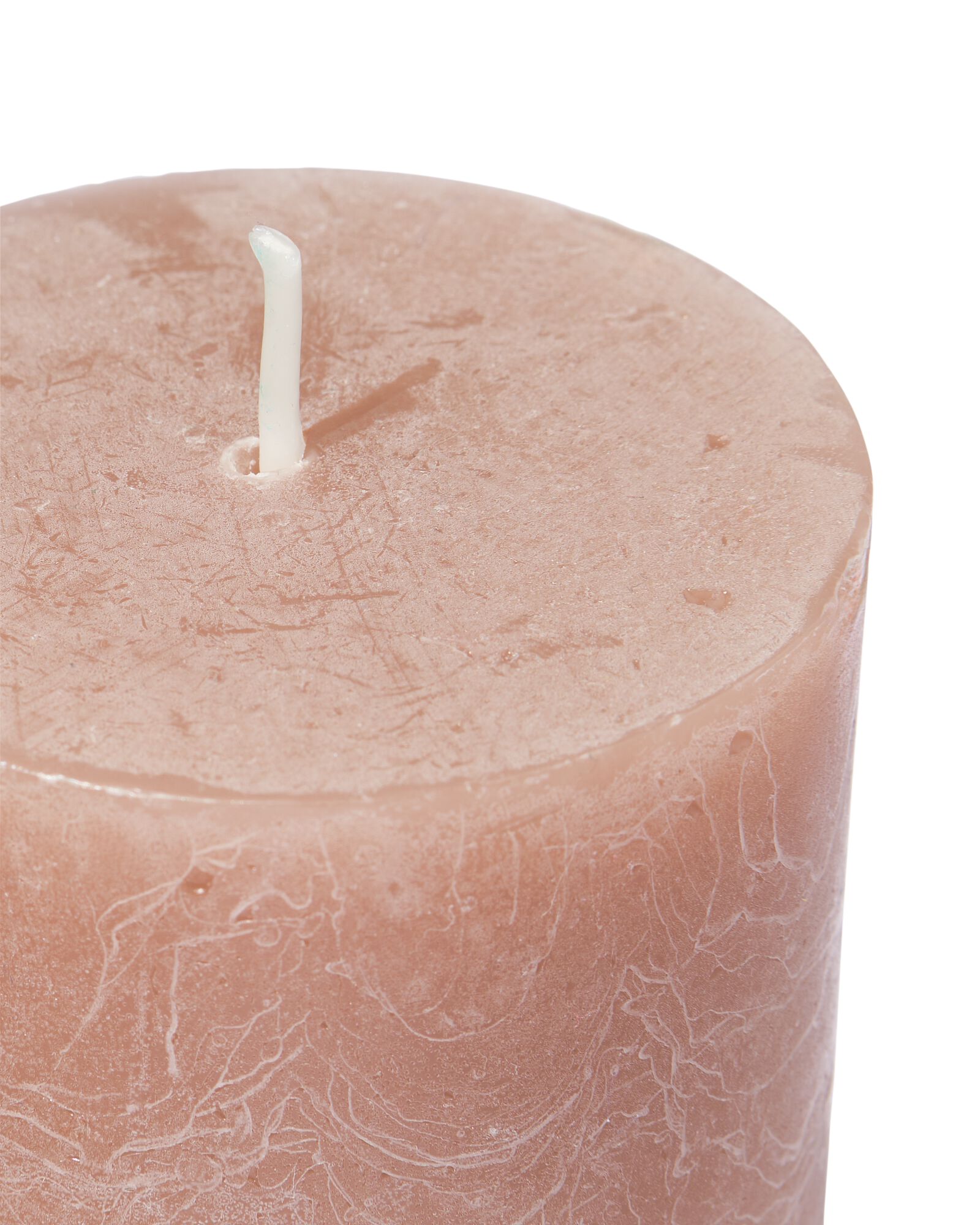 bougies rustiques marron 7 x 13 - 13504009 - HEMA