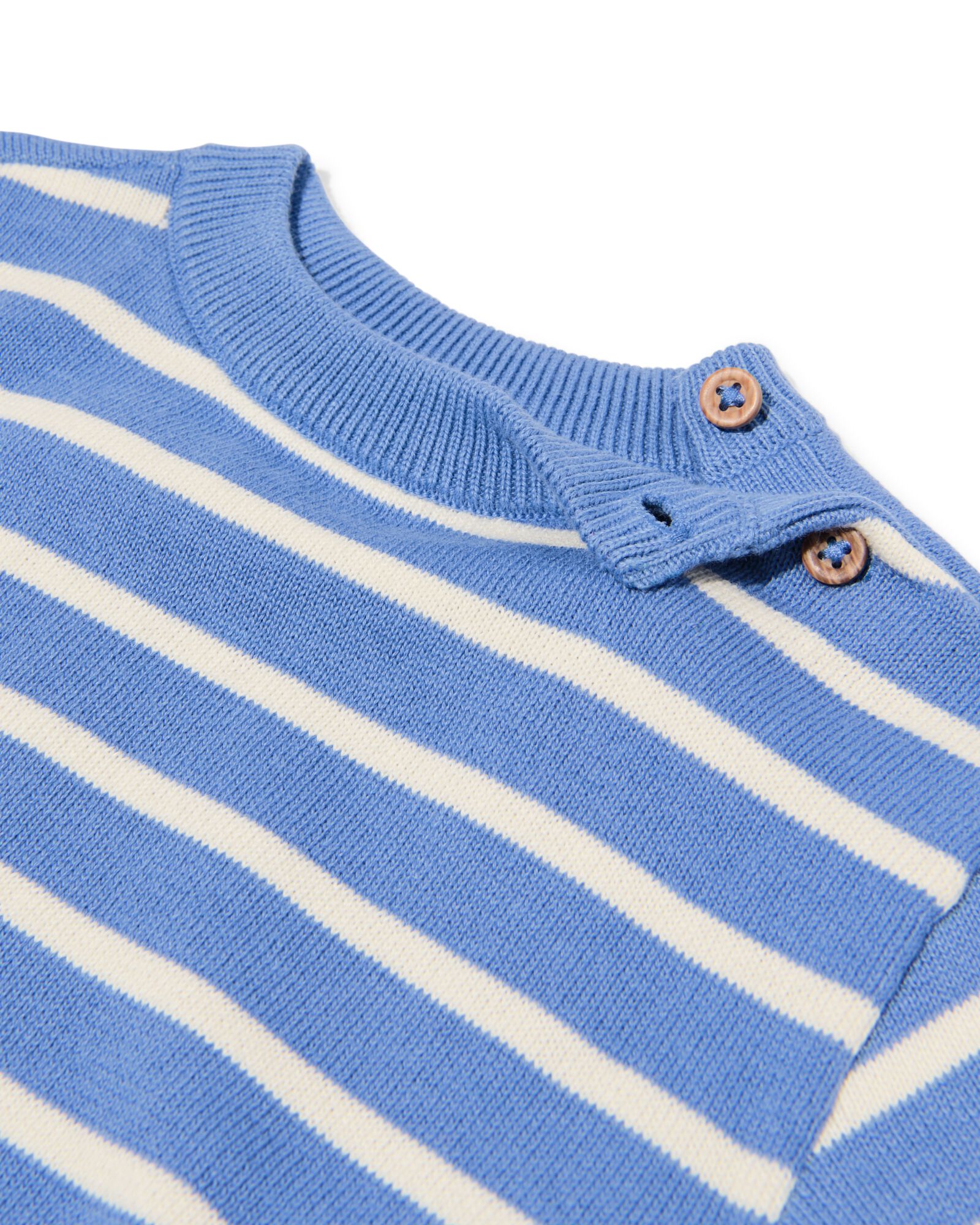 pull b&eacute;b&eacute; en maille fine rayures bleu bleu - 33193170BLUE - HEMA