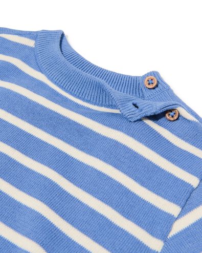 pull b&eacute;b&eacute; en maille fine rayures bleu bleu - 33193170BLUE - HEMA