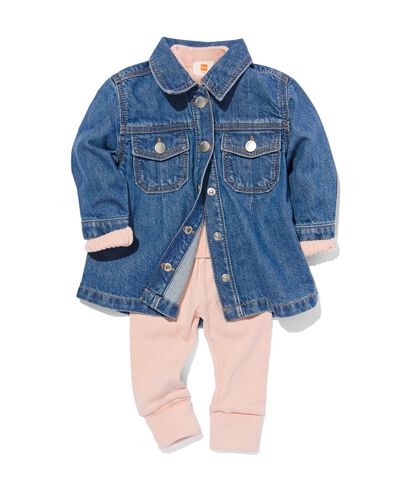 Baby-Jeanskleid jeansfarben jeansfarben - 33031050DENIM - HEMA