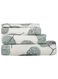 Serviettes de bain - velours - feuille blanc - 1000015753 - HEMA