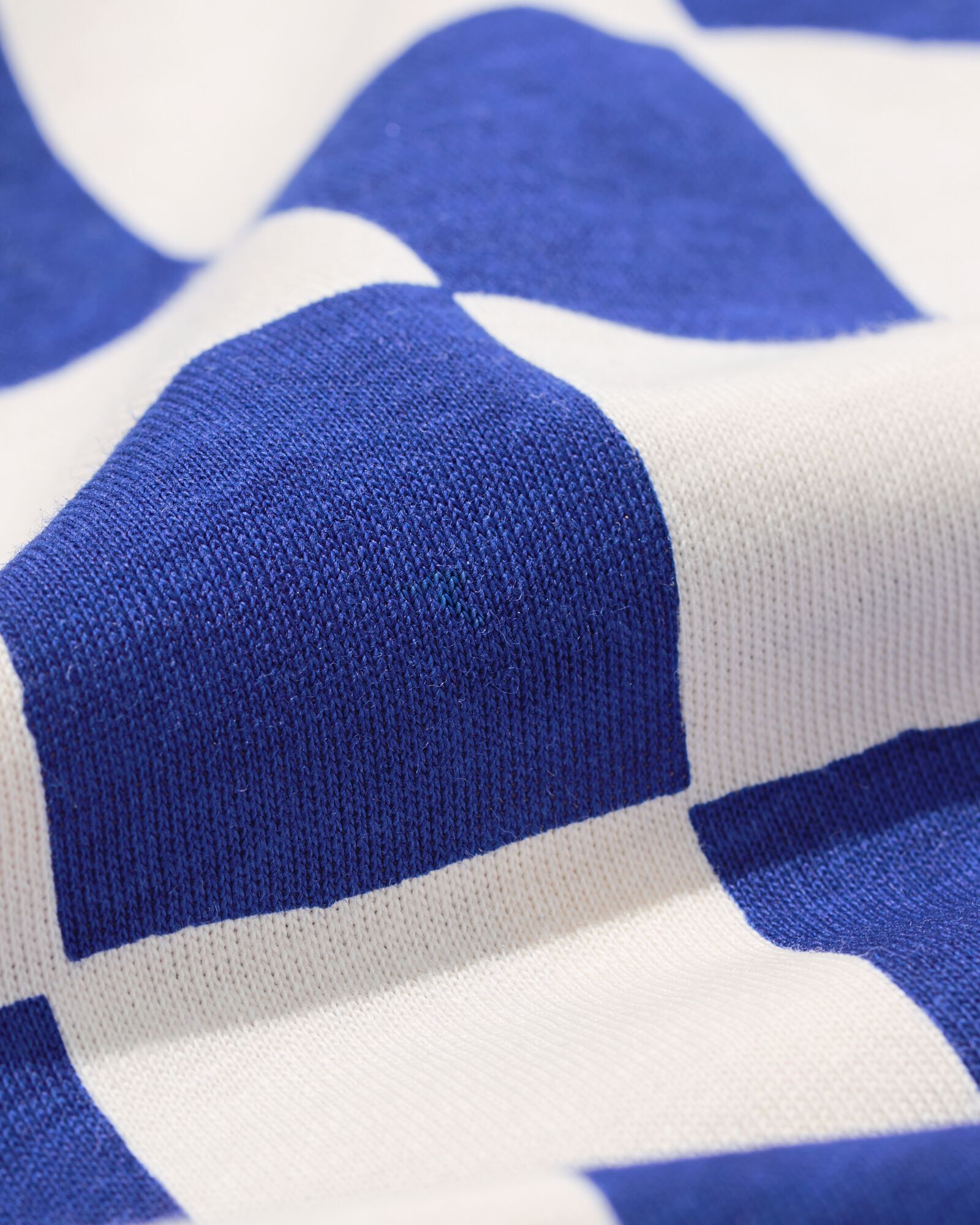 kindershortama blokken blauw - 23001660BLUE - HEMA