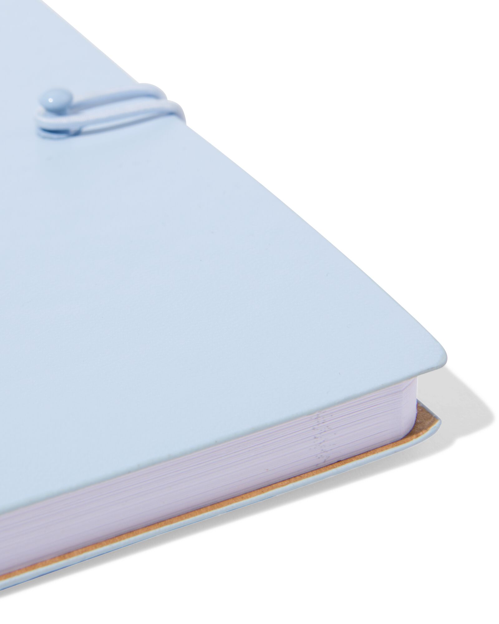 carnet 12,8x17,8 PU lignes bleu - 14120129 - HEMA