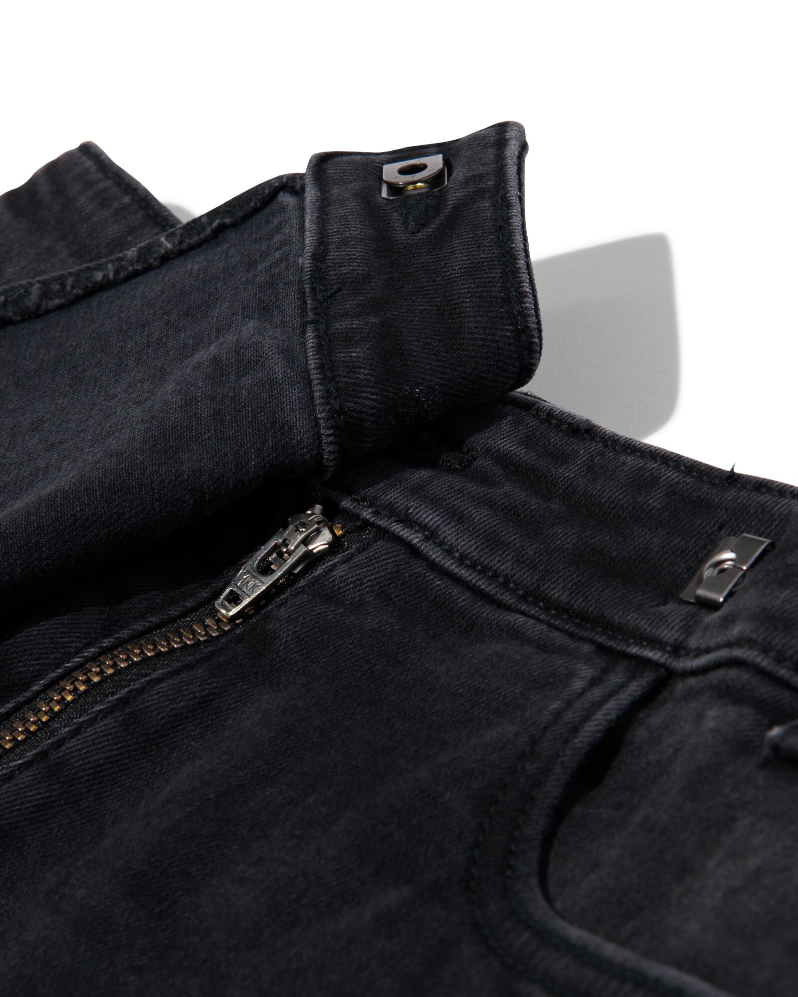 jupe-culotte en jean enfant noir noir - 1000031956 - HEMA