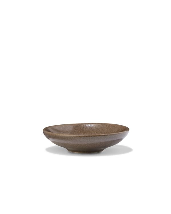 bol &Oslash;8cm Puur fa&iuml;ence marron fonc&eacute; - 9650140 - HEMA