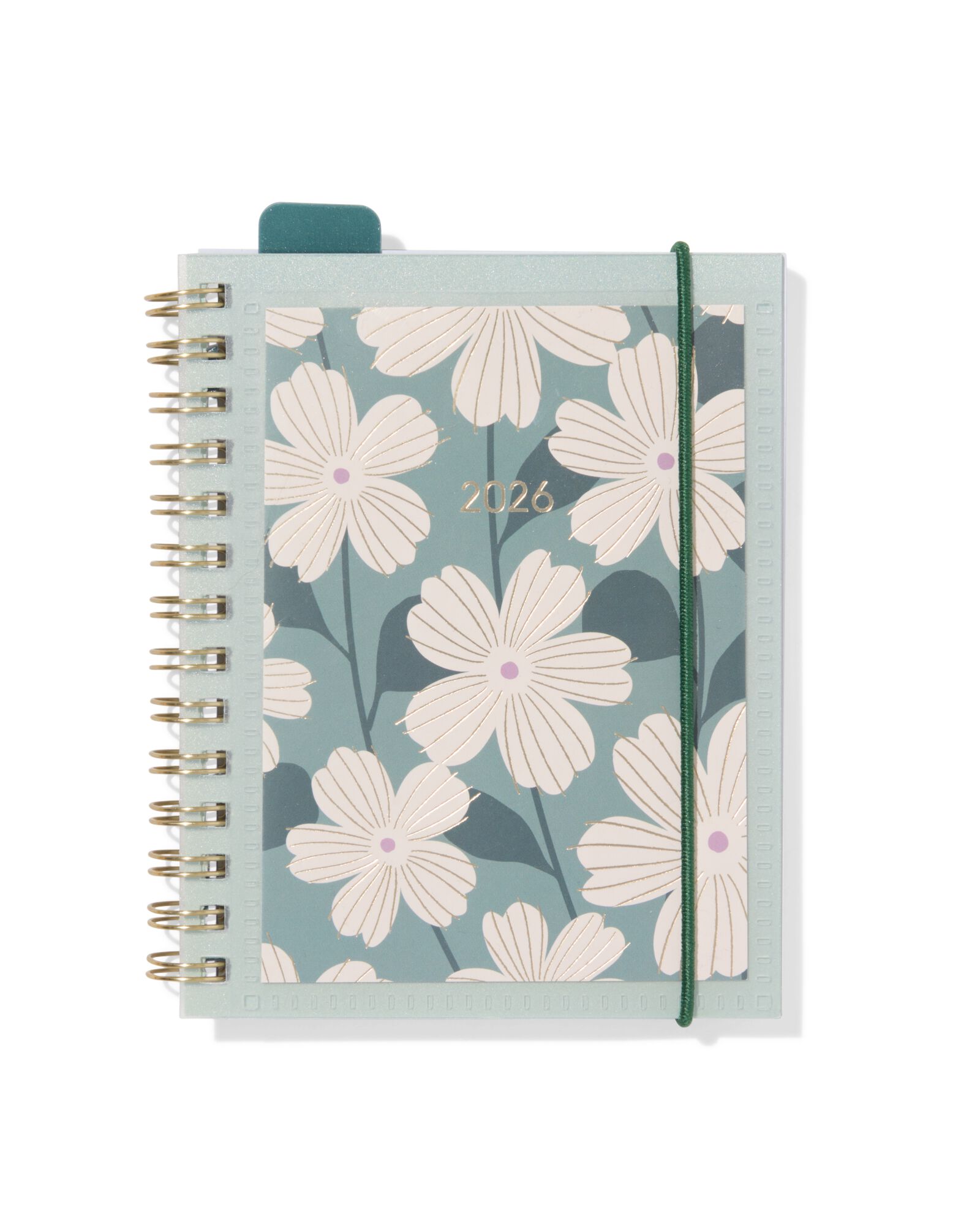 insteekagenda 2026 zakformaat 9.7x12.5cm bloemen - 14500613 - HEMA