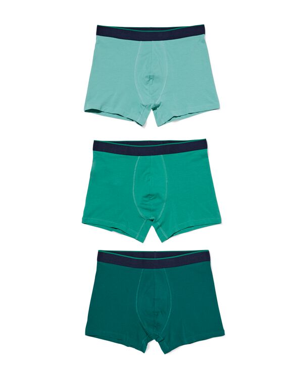 Herren-Boxershorts &ndash; 3 St&uuml;ck gr&uuml;n gr&uuml;n - 19168320GREEN - HEMA