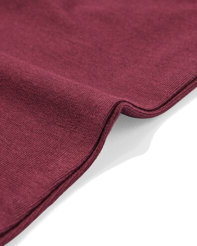 Damenunterhemd aus Baumwolle bordeauxrot bordeauxrot - 19661404BURGUNDYRED - HEMA