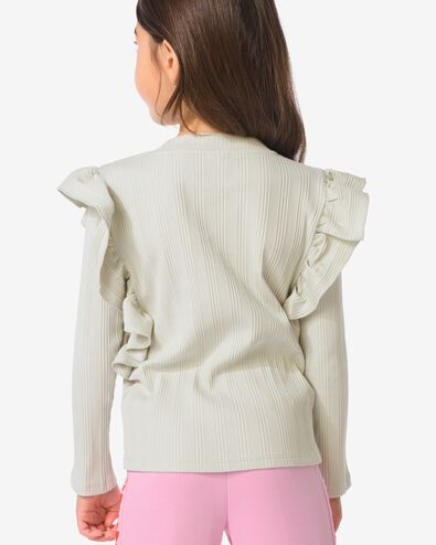 kinder T-shirt rib  groen groen - 30841914GREEN - HEMA