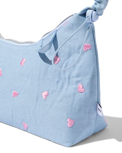 Umh&auml;ngetasche aus Denim, Herz - 61104426 - HEMA