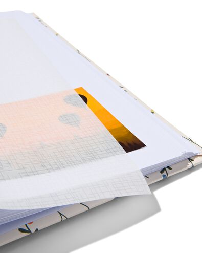 fotoboek 32.5x29 papier bloemen - 14650203 - HEMA