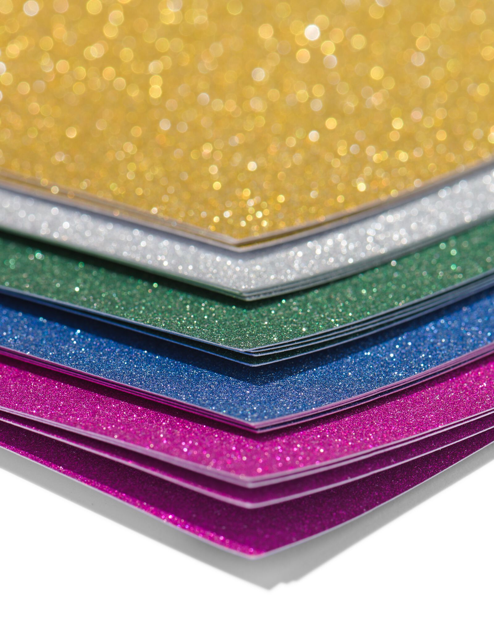 glitterpapier A4 - 20 stuks - 15910058 - HEMA