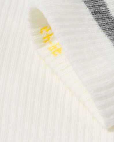 Herren-Socken, mit Baumwollanteil, sportive Streifen weiß - 4102640WHITE - HEMA