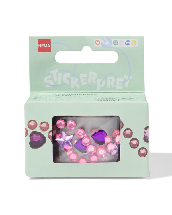 autocollants pierres pr&eacute;cieuses en rouleau 90cm - 2 pi&egrave;ces - 15900225 - HEMA