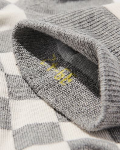 herensokken ruiten middengrijs middengrijs - 4170445MIDGREY - HEMA