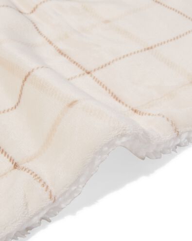 plaid 130x150cm sherpa naturel - 7325199 - HEMA