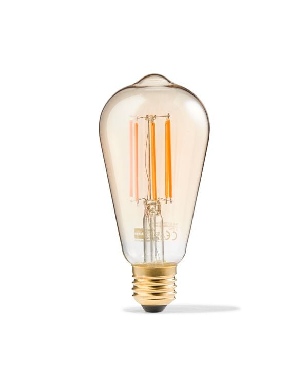 ampoule led edison dor&eacute;e E27 4W 320lm - 20070071 - HEMA