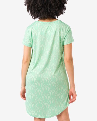 chemise de nuit femme Miffy microfibre vert clair - 23410300LIGHTGREEN - HEMA