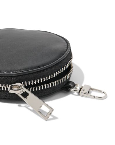 sleuteletui 13x9x9cm rond zwart - 18160016 - HEMA