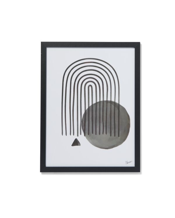 cadre photo bois 30x40 noir noir 30 x 40 - 2000000402 - HEMA