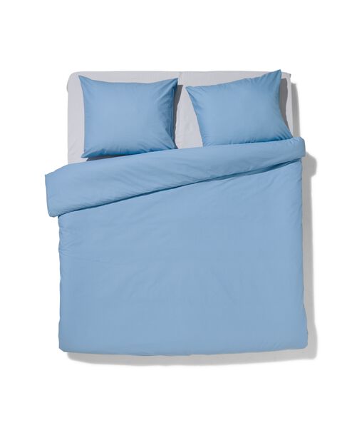 Bettwäsche, Soft Cotton, einfarbig ijsblauw ijsblauw - 1000027949 - HEMA