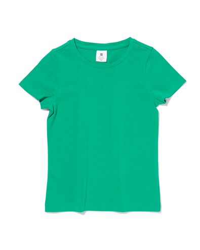Kinder-Shirt, Biobaumwolle grün 110/116 - 30832362 - HEMA