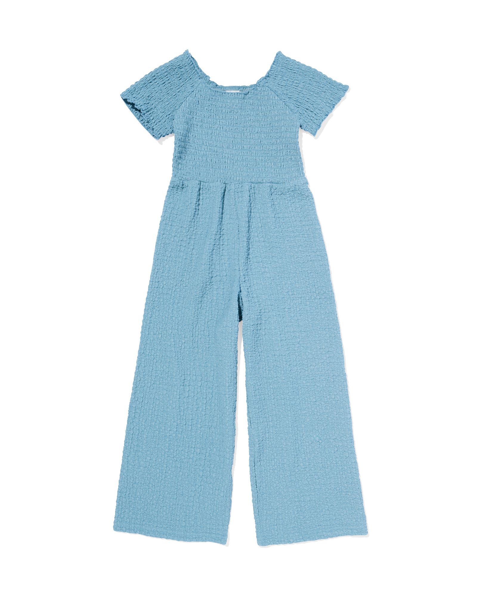 kinderjumpsuit blauw blauw - 30861900BLUE - HEMA