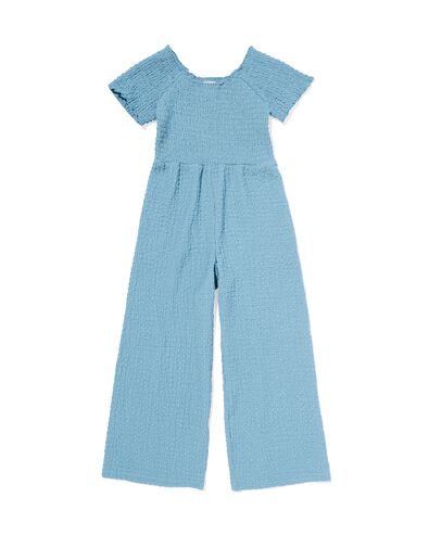 kinderjumpsuit blauw blauw - 30861900BLUE - HEMA