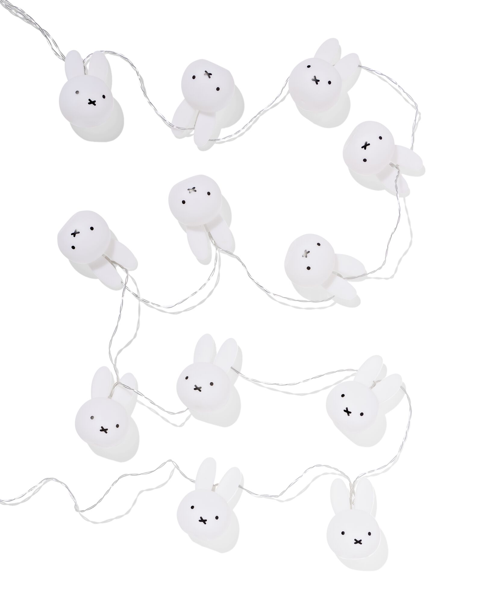 guirlande lumineuse Miffy 2,8 m avec 12 têtes blanc chaud pour l'intérieur - 60410305 - HEMA