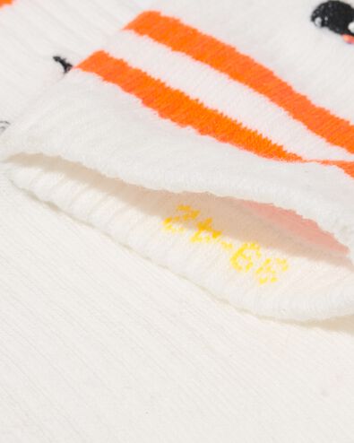 Takkie sokken voor volwassenen Koningsdag gebroken wit gebroken wit - 4120580OFFWHITE - HEMA