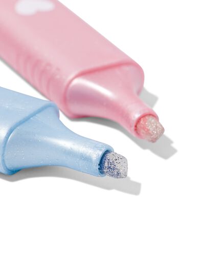 4er-Pack Metallic-Textmarker - 14490049 - HEMA