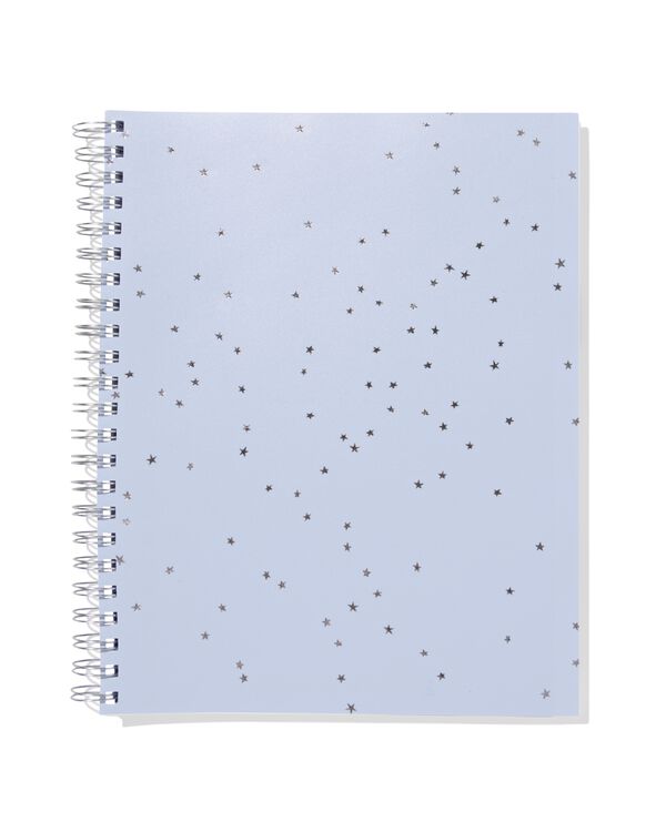 cahier &agrave; spirale A4 lign&eacute; &eacute;toiles - 14100361 - HEMA