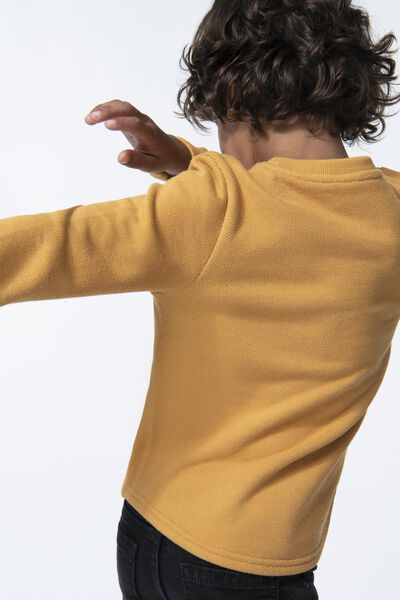 Kinder-Pullover, Piqué gelb gelb - 1000028786 - HEMA